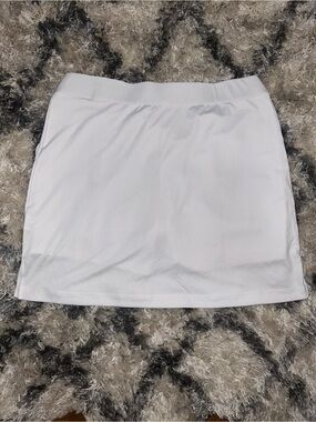 FootJoy Performance Interlock Knit Golf Skort White Size Large